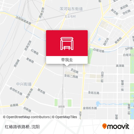 红椿路铁路桥地图