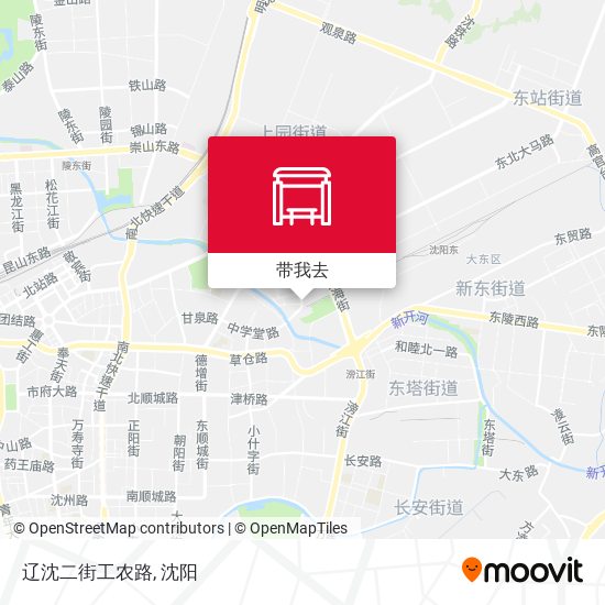 辽沈二街工农路地图