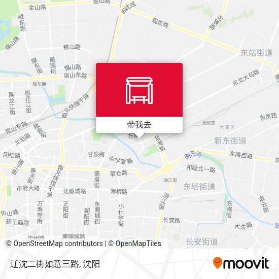 辽沈二街如意三路地图