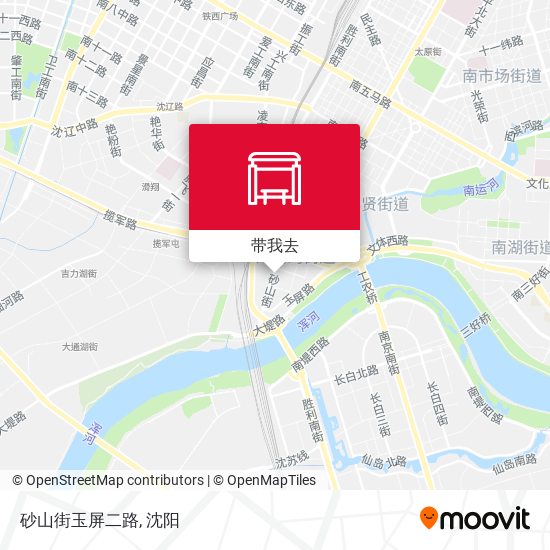 砂山街玉屏二路地图