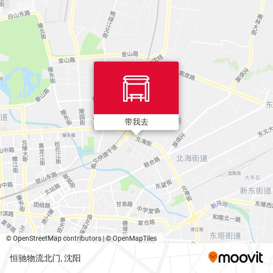 恒驰物流北门地图