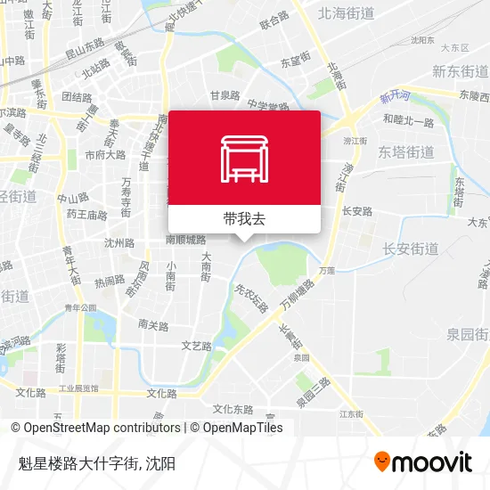 魁星楼路大什字街地图