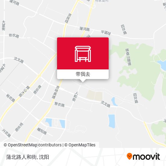 蒲北路人和街地图