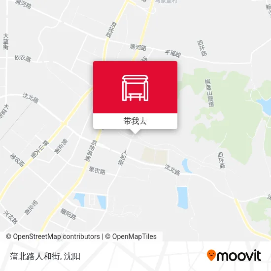 蒲北路人和街地图