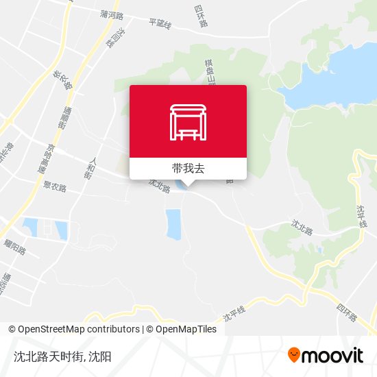 沈北路天时街地图