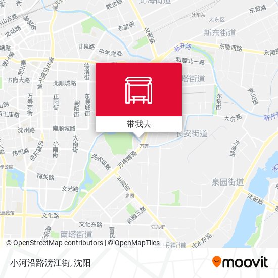 小河沿路滂江街地图