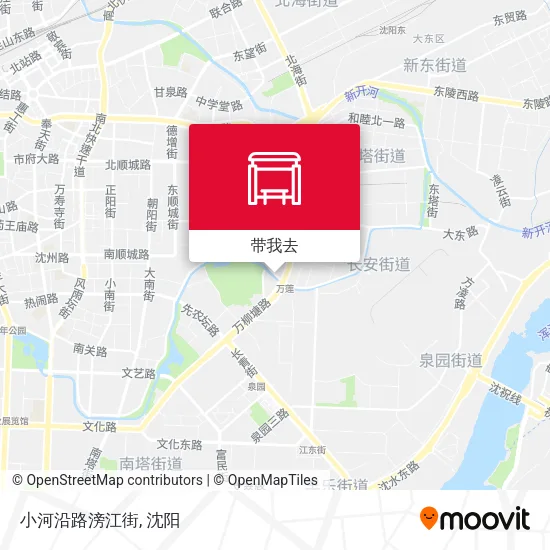 小河沿路滂江街地图
