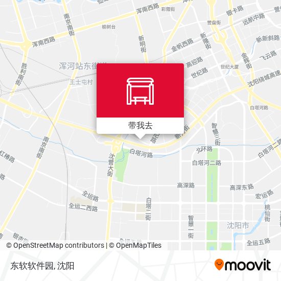 东软软件园地图