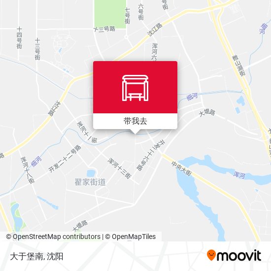 大于堡南地图