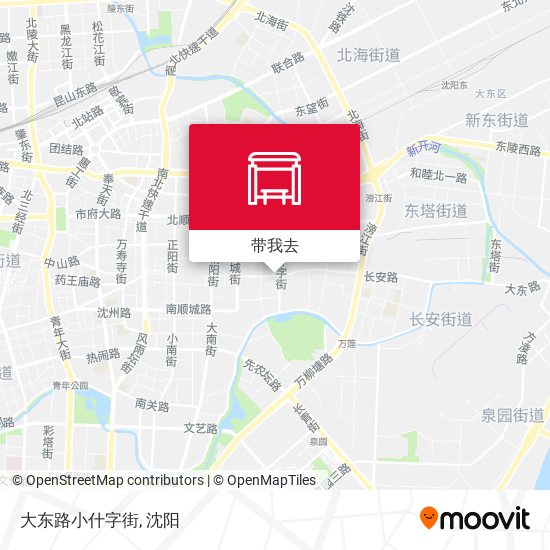 大东路小什字街地图