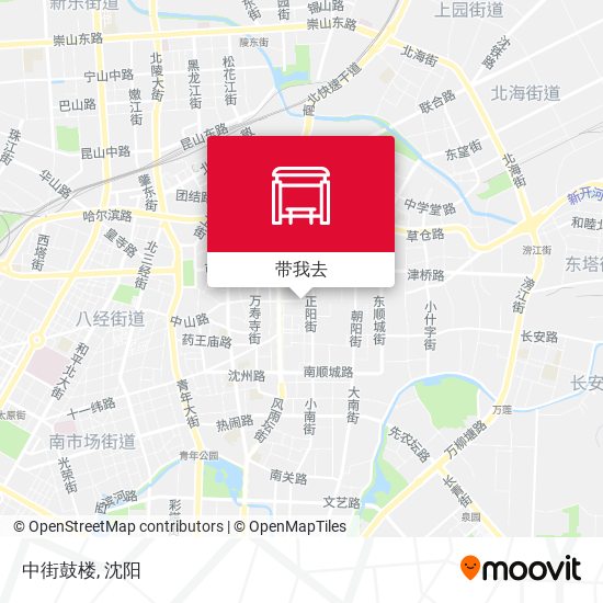 中街鼓楼地图