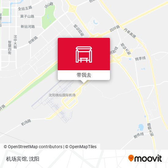 机场宾馆地图