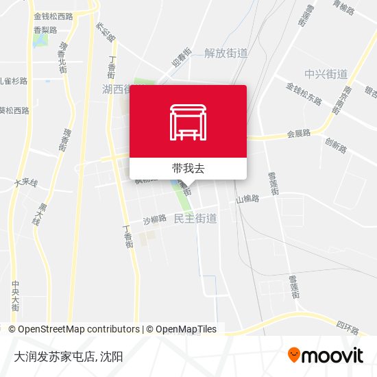 大润发苏家屯店地图