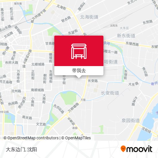 大东边门地图