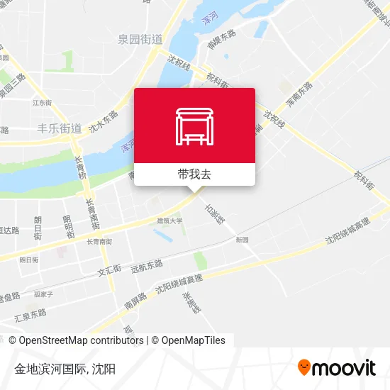 金地滨河国际地图