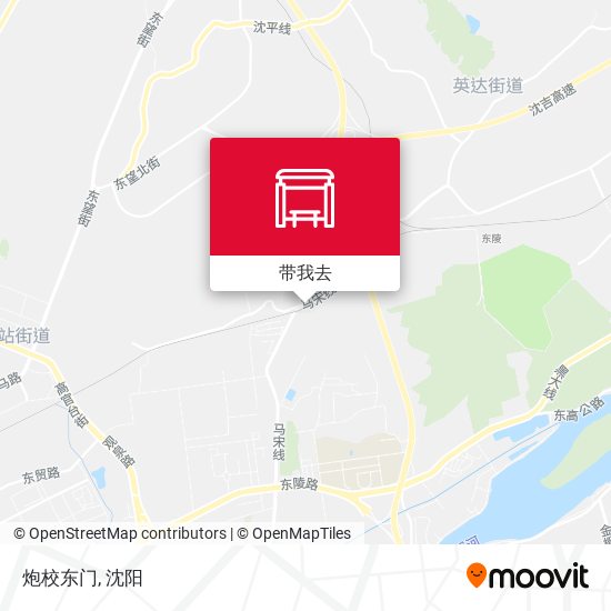 炮校东门地图