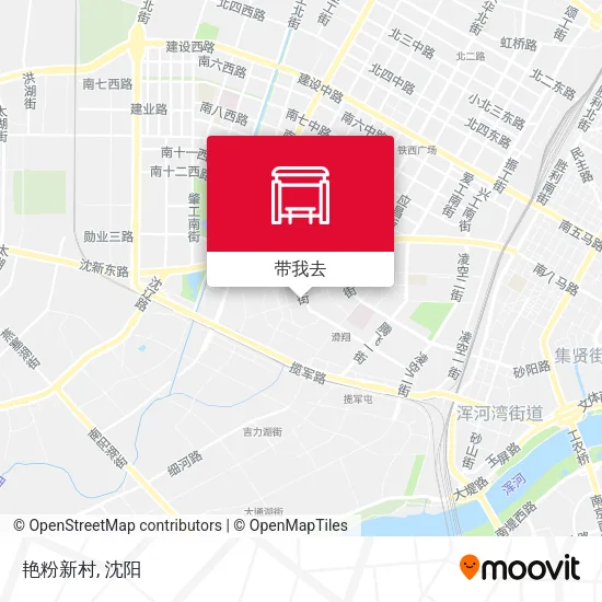 艳粉新村地图