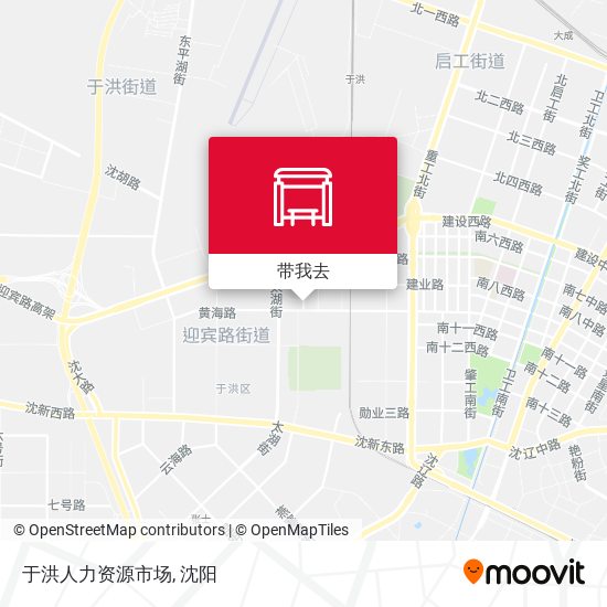 于洪人力资源市场地图