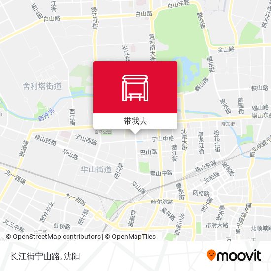 长江街宁山路地图