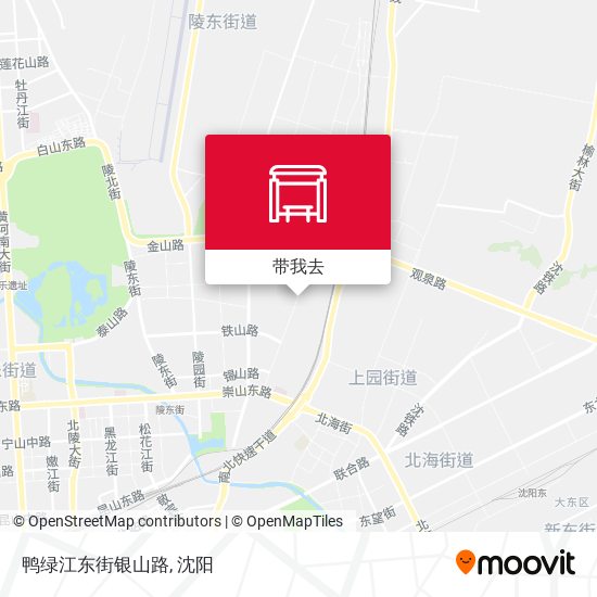 鸭绿江东街银山路地图