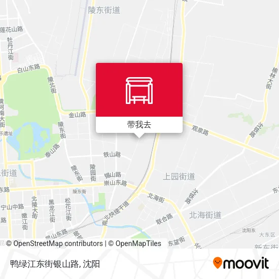 鸭绿江东街银山路地图