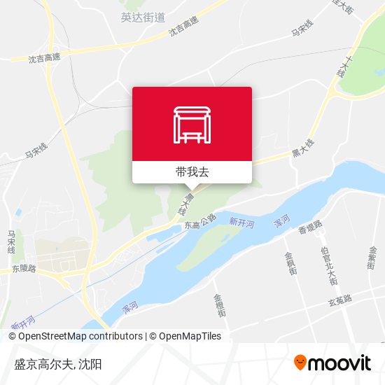 盛京高尔夫地图