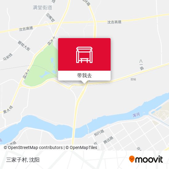 三家子村地图