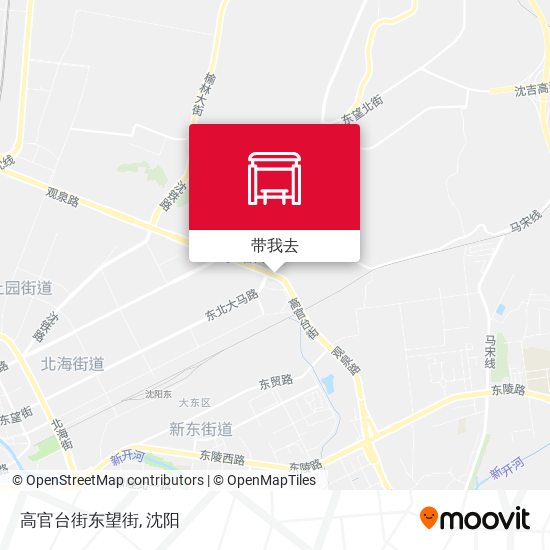 高官台街东望街地图