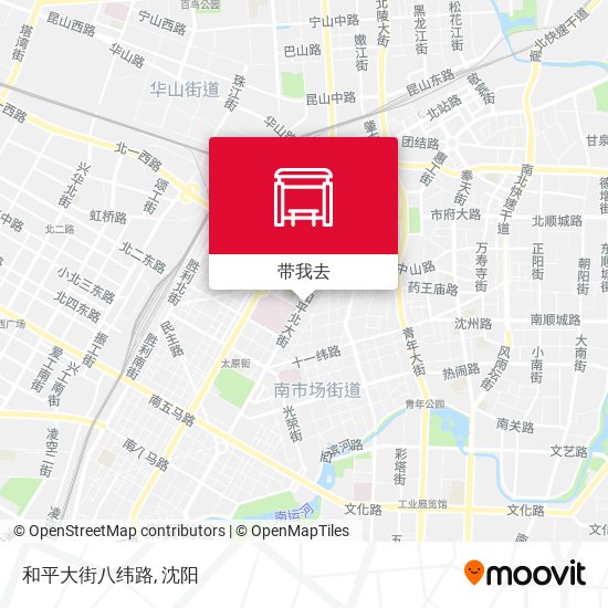 和平大街八纬路地图