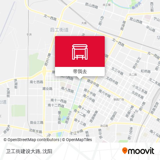 卫工街建设大路地图