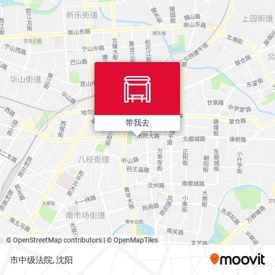 市中级法院地图