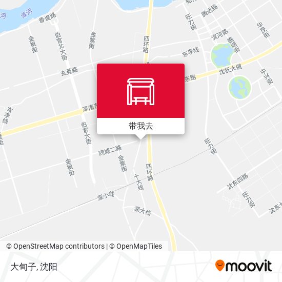 大甸子地图