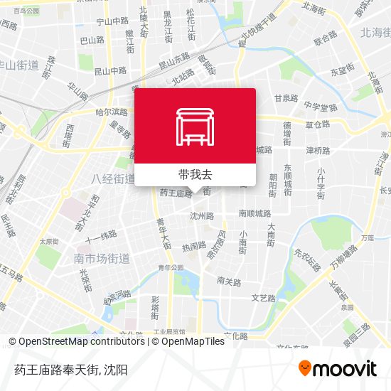 药王庙路奉天街地图
