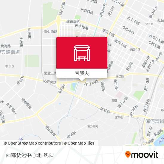 西部货运中心北地图