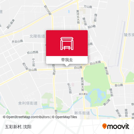 五彩新村地图