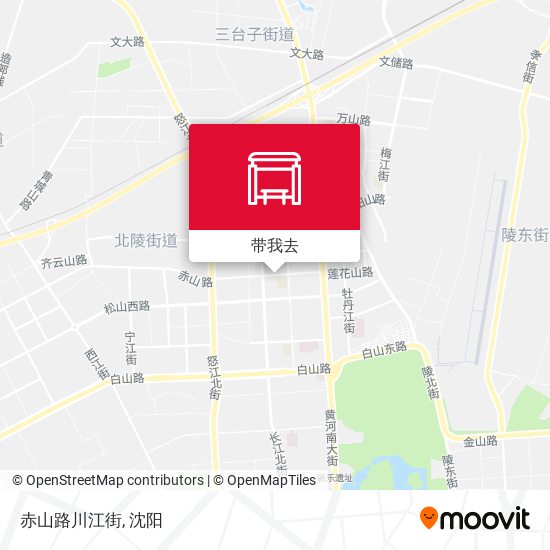 赤山路川江街地图