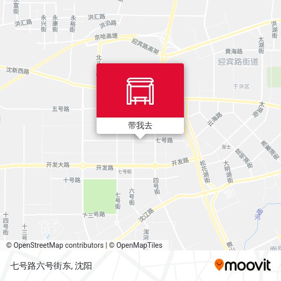 七号路六号街东地图