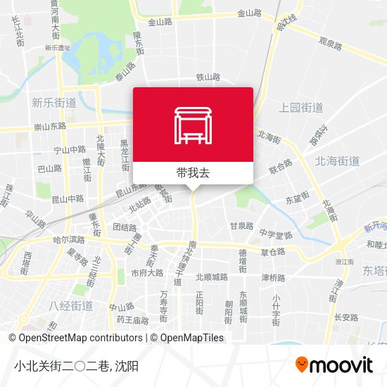 小北关街二〇二巷地图
