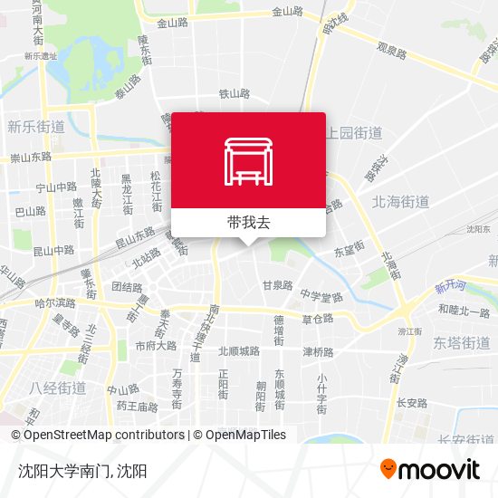 沈阳大学南门地图