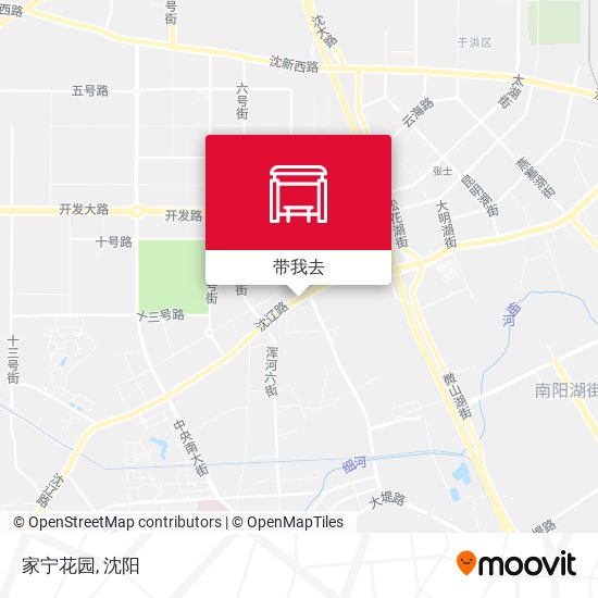家宁花园地图