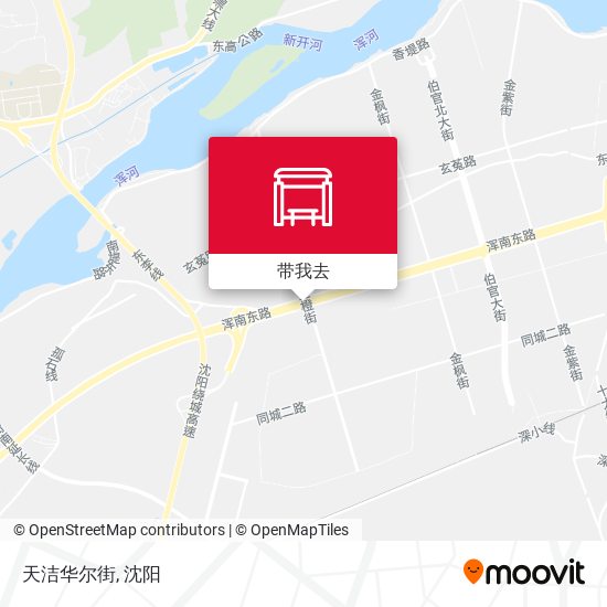 天洁华尔街地图