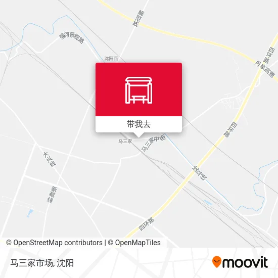 马三家市场地图