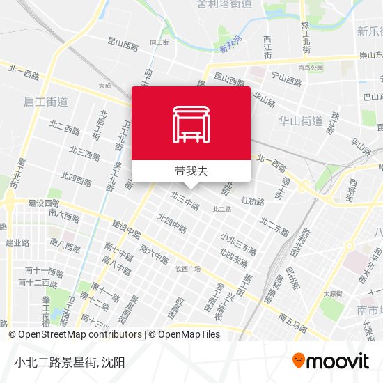 小北二路景星街地图