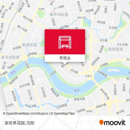 新世界花园地图