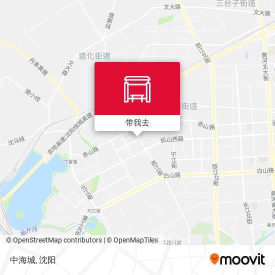 中海城地图