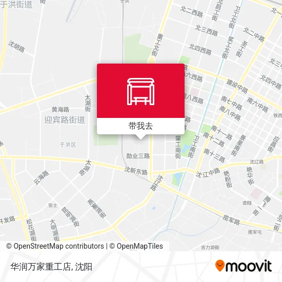 华润万家重工店地图