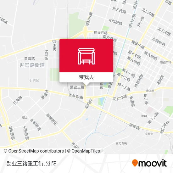勋业三路重工街地图