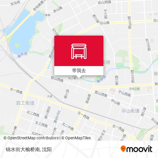 锦水街大榆桥南地图