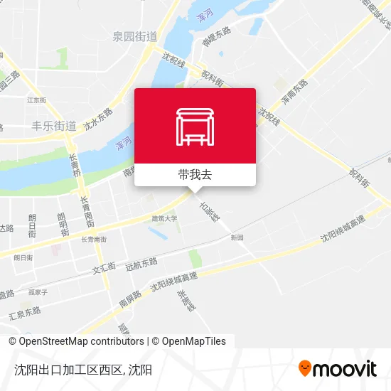 沈阳出口加工区西区地图