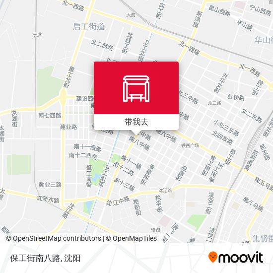 保工街南八路地图